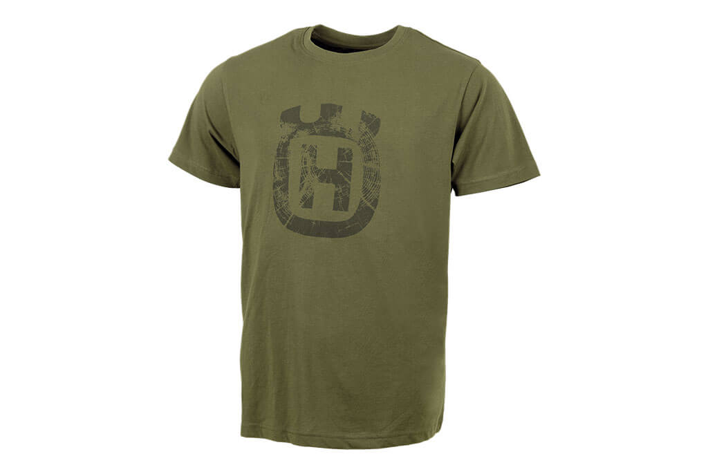 Husqvarna Xplorer T-Shirt Short Sleeve Unisex Tree Ring Crown